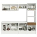 Ver imagem 6 de Armário de Cozinha Completa 240cm Branco/Rustic Topazio Madesa 05