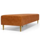 Ver imagem 7 de Puff Decorativo Sala de Estar Bali W01 Pés Palito 170x60cm Couríssimo Canela - Lyam Decor