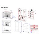 Ver imagem 4 de Quarto de Bebê Completo com Berço Americano 3 em 1 Encanto Multimóveis Mp4585 Branco/madeirado
