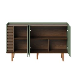 Balcão Buffet com 3 Portas 136x79cm Jurerê Hortelã Amêndoa - 4