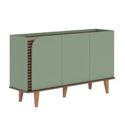 Balcão Buffet com 3 Portas 136x79cm Jurerê Hortelã Amêndoa - 2