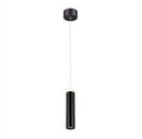 Ver imagem 1 de Lustre Pendente Led 7w Tubo Preto 20cm 3000k Bivolt Dcd01132