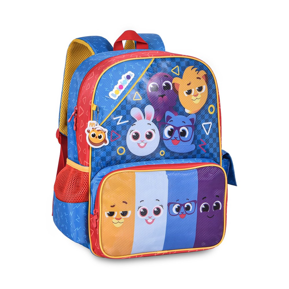 Mochila Escolar Bolofofos Bolsa Infantil Crianças Mochila Costas