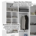 Ver imagem 7 de Quarto de Canto Casal com Guarda Roupas e Cabeceira Alpes Luciane Móveis