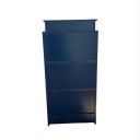 Ver imagem 3 de Balcão Caixa + Vitrine Expositor Atendimento Lojas e Comércios 100% Mdf Preto - Suprema Móveis