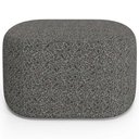 Ver imagem 6 de Kit 02 Puffs Decorativo Orgânico para Living Quarto 70cm Doha W01 Linho Mescla Chumbo - Lyam Decor