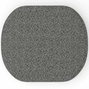 Ver mais imagens de Kit 02 Puffs Decorativo Orgânico para Living Quarto 70cm Doha W01 Linho Mescla Chumbo - Lyam Decor
