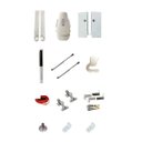 Ver imagem 1 de Kit Ferragens para Cama Retrátil de Parede Casal Horizontal