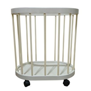 Cesto Organizador Rodinhas Carrinho Multiuso Organiza Guarda Acessorios Roupa Objetos Casa Salao Ban