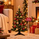 Ver imagem 3 de Árvore de Natal Verde 60cm 50 Galhos Decoração Natalina