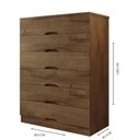 Ver imagem 3 de Cômoda 6 Gavetas Sevilha Mademarcs