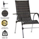 Ver imagem 4 de Cadeira Vênus para Área, Jardim, Lazer, Piscina, Fazenda - Pedra Ferro