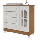 Ver imagem 3 de Cômoda Infantil com Fraldário Gabrielle Branco