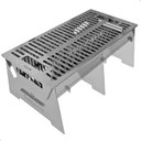 Ver imagem 7 de Churrasqueira Portátil Desmontável Inox Camping S-grill.inox