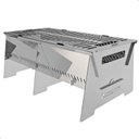 Ver imagem 4 de Churrasqueira Portátil Desmontável Inox Camping S-grill.inox