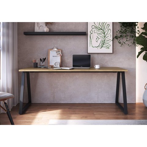 Mesa Escrivaninha para Escritório 160cm Concept Móvel na Caixa