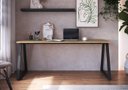 Ver imagem 1 de Mesa Escrivaninha para Escritório 160cm Concept Móvel na Caixa