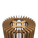 Ver imagem 3 de Luminária Teto tipo Pendente TURMALINA MDF - Completa