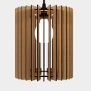 Ver imagem 2 de Luminária Teto tipo Pendente TURMALINA MDF - Completa