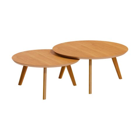 Conjunto de Mesa Classic Centro Redonda - Nature