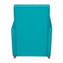 Ver imagem 6 de Poltrona de Amamentação com Balanço e Puff Lizzi Veludo Azul Turquesa F06 - D’Rossi