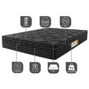Ver imagem 3 de Colchão Casal Ortofirm Black 138x188x28 One Face Espuma D33 Preto