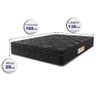 Colchão Casal Ortofirm Black 138x188x28 One Face Espuma D33 Preto - 2