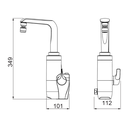 Ver imagem 2 de Torneira Elétrica Essence Branca 5500w Bancada