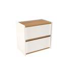 Ver imagem 3 de Mesa de Cabeceira 2 Gavetas Duo 475 MDP Byhouse