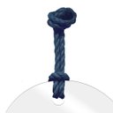Ver imagem 5 de Espelho Decorativo Tie Alça Azul 45x60 cm Organico