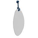 Ver imagem 4 de Espelho Decorativo Tie Alça Azul 45x60 cm Organico