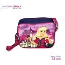 Ver imagem 5 de Mochila Infantil Escolar Kit com Bolsa Lancheira e Estojo para Criança Estudar Princesas Roxa