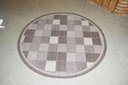 Ver imagem 2 de Tapete Redondo Natural Look Tabuleiro-a 150 cm