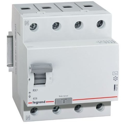 Interruptor Diferencial Residual Rx3 220/380v-25a-30ma - 4p - Pial Legrand