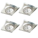 Ver imagem 1 de 4 Spot de Cristal Embutir Direcionavel Quadrado Corredor Bet09