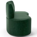 Ver imagem 6 de Sofá 2 Lugares 140cm Orgânico para Sala de Estar Living Larissa L02 Couríssimo Verde - Lyam Decor
