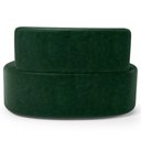 Ver mais imagens de Sofá 2 Lugares 140cm Orgânico para Sala de Estar Living Larissa L02 Couríssimo Verde - Lyam Decor