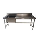 Ver imagem 1 de Pia de Inox 150x70x85 com 1 Tanque Esquerdo Frigopro