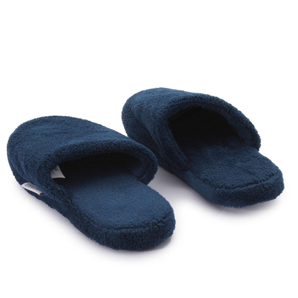 Pantufa Plush Daju Azul Marinho 35/36 Chinelo de Pano - 6