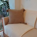 Ver imagem 2 de Manta de Sofá Artesanal Algodão Cru King 220 X 400