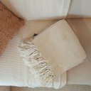 Ver imagem 6 de Manta de Sofá Artesanal Algodão Cru King 220 X 400