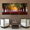 Ver imagem 1 de Quadros Decorativos da Avore Vermelha 120 X 60 Cm