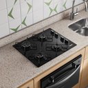 Ver mais imagens de Cooktop 4 Bocas Cd060be a Gás Mesa de Vidro Temperado Consul