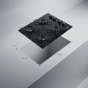 Ver imagem 7 de Cooktop 4 Bocas Cd060be a Gás Mesa de Vidro Temperado Consul