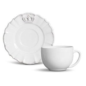 CONJUNTO DE XÍCARA DE CHÁ WINDSOR 260ml 6UN PORTO BRASIL