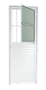 Ver imagem 1 de Porta de Sala Alumínio 80 e.L25 V.Boreal Branco Brimak