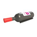 Ver imagem 1 de Suporte para Garrafas Pino de Alumínio Preto 13x200 Kit 10