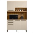 Ver imagem 1 de Bancada Cozinha Multiuso Modulado Guarda Louça 3 Porta Mel
