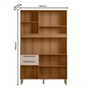 Ver mais imagens de Bancada Cozinha Multiuso Modulado Guarda Louça 3 Porta Mel