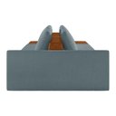 Ver imagem 5 de Sofá Ilha 2 Lugares Living 252cm Modulado para Sala Lary Bouclê Azul K01 - D'Rossi